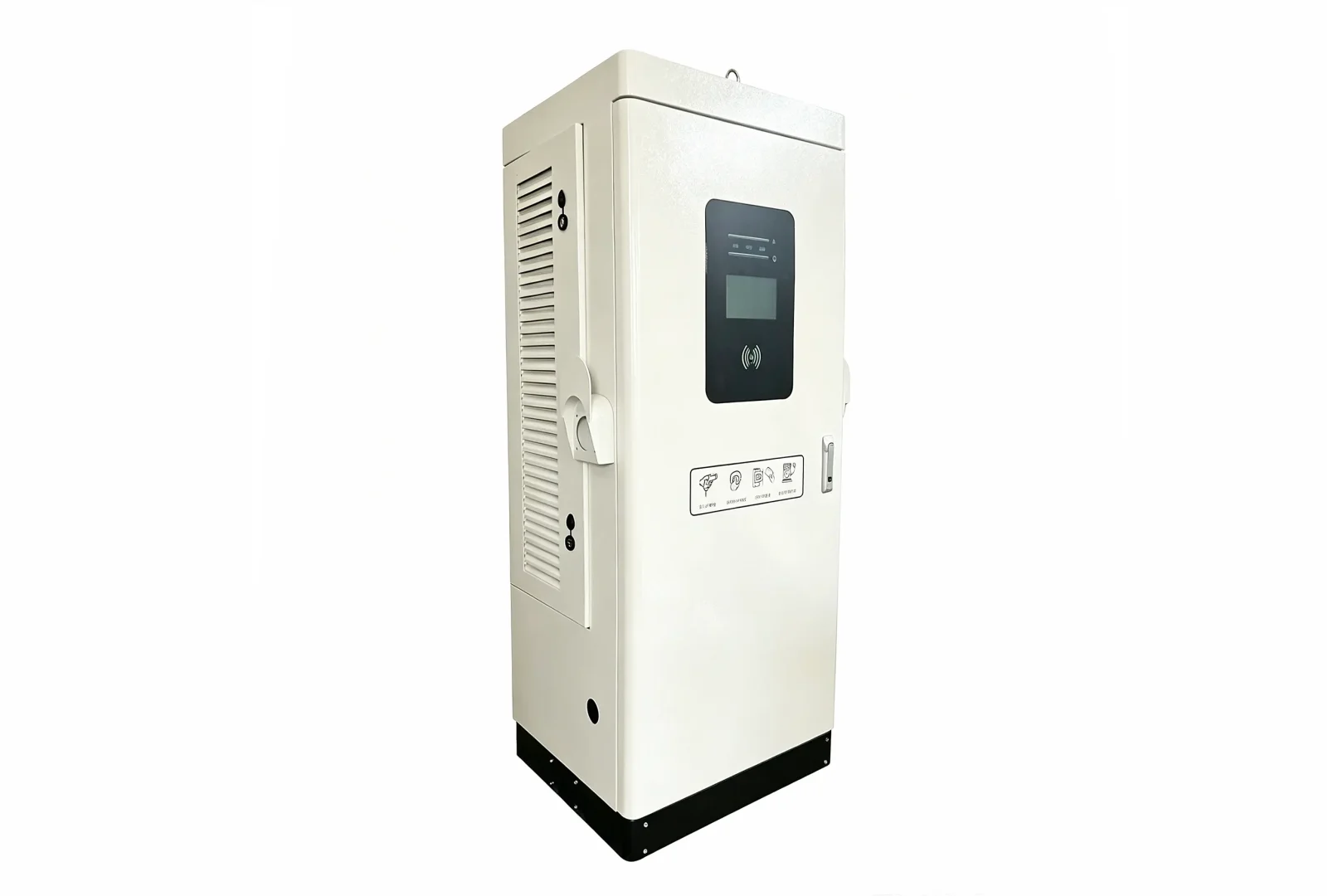 Floor standing DC fast charger sheet metal cabinet for electric vehicle charging equipment