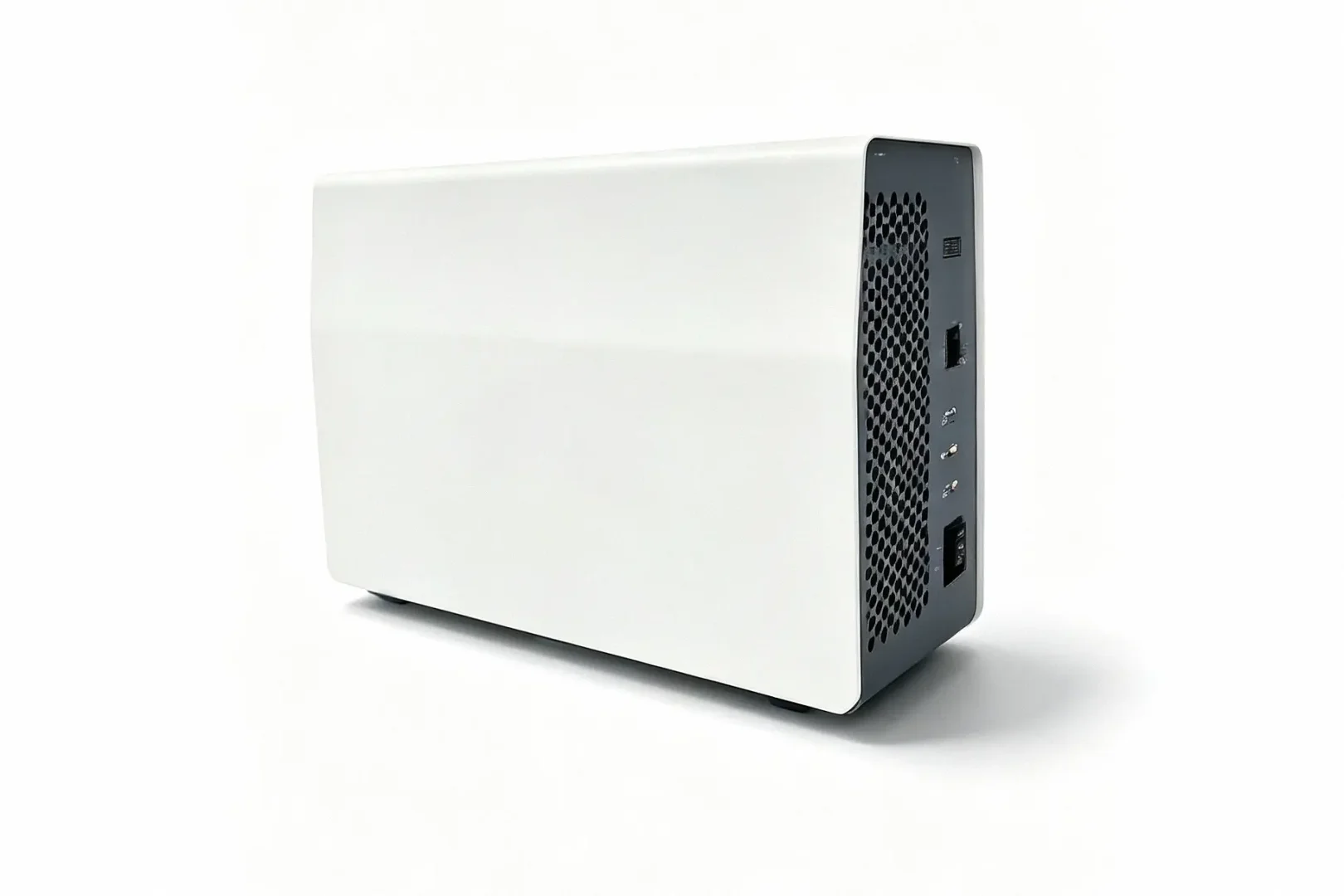 Portable electric vehicle charger sheet metal enclosure with ventilation and interface cutouts